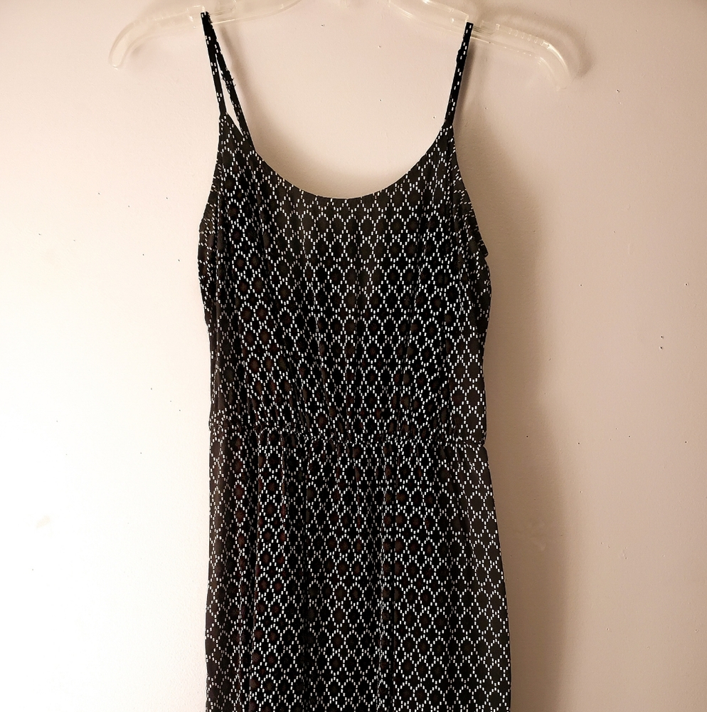 Old Navy spaghetti strap fit and flare dress